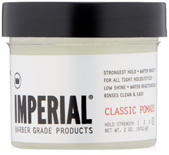 Pomade Imperial Barber Classique, pot 2oz — tenue fiable et rinçage facile.