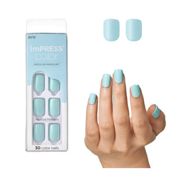 imPRESS Mint To Be : manucure couleur solide prête à porter.