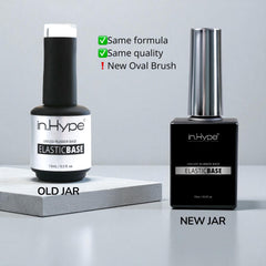 IN.HYPE Rubber Base Coat offre une adhérence forte sur l’ongle.