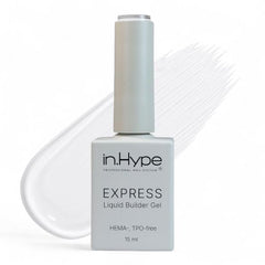 IN.HYPE Express Liquid Builder Gel bottle for fast, precise overlays