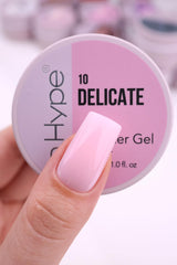 IN.HYPE Gel Builder camouflage – épaisseur moyenne auto-nivellement pour façonnage précis