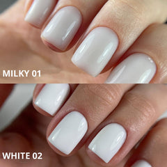IN.HYPE Gel camouflage blanc extra – ligne sourire claire et maîtrisée.