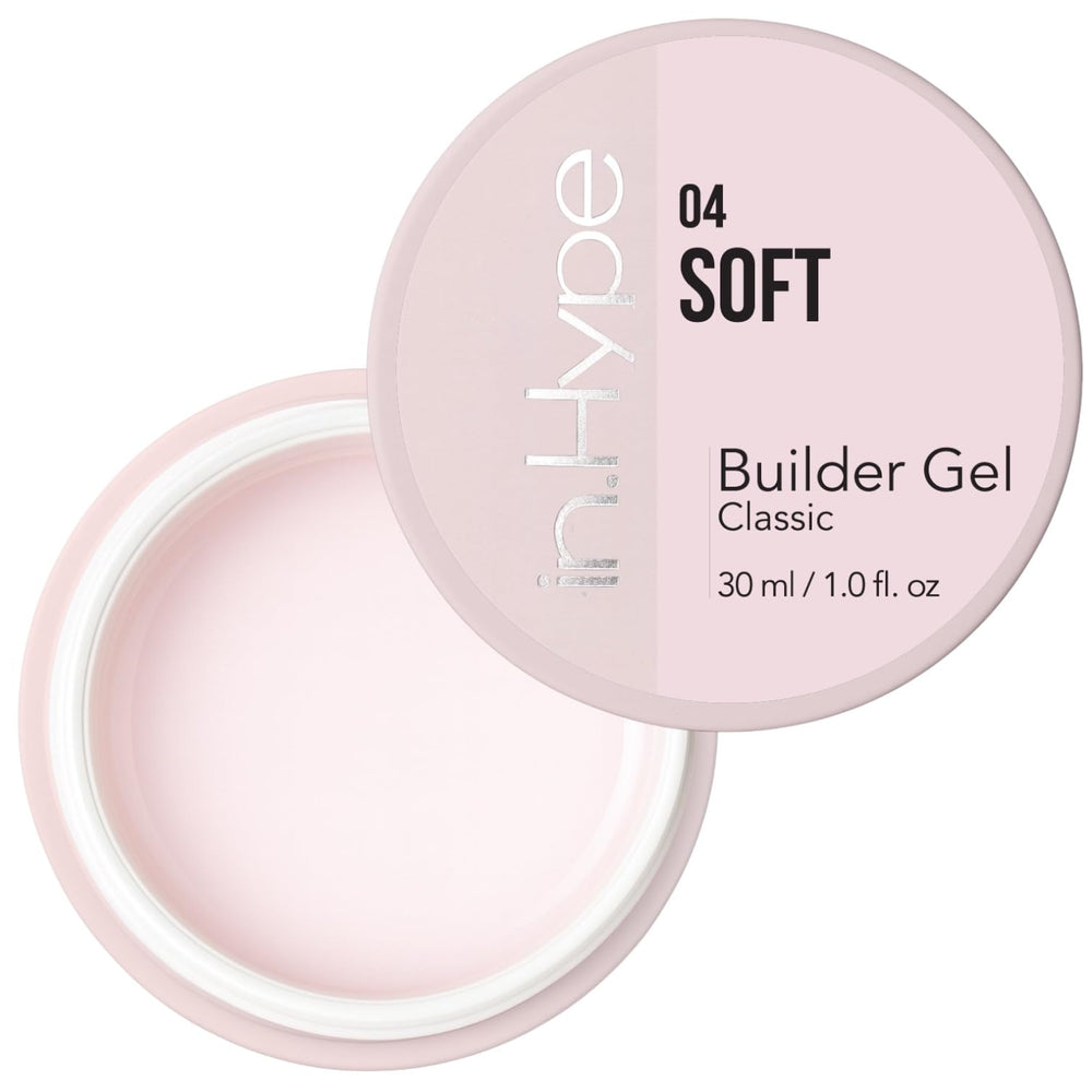 IN.HYPE Gel bâtisseur UV/LED en bouteille, application fluide et contrôlée.