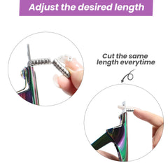 Inartato 24 aimants répérateurs pour ajuster rapidement la taille des faux ongles
