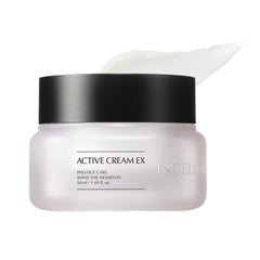 INCELLDERM Active Cream – bouteille-pompe pratique et hydratation facile au quotidien.