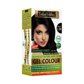 INDUS VALLEY Coloration Gel Damage Free – Bouteille prête à l'emploi pour une couleur uniforme.