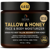 INFINA ESSENTIALS graisse-boeuf-miel visage hydratation en profondeur