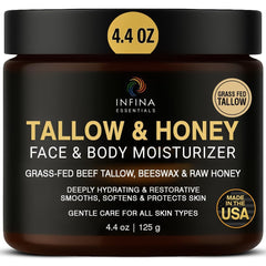 INFINA ESSENTIALS graisse-boeuf-miel visage hydratation en profondeur