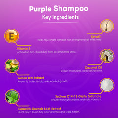 INFINA ESSENTIALS Shampoing violet, cheveux blondes, neutralise jaunissement et reflets indésirables
