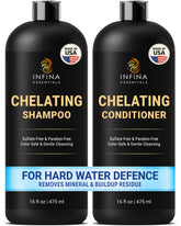 INFINA ESSENTIALS Chelactik-3 shampoing en bouteille – nettoyage en profondeur des minéraux.