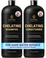 INFINA ESSENTIALS Chelactik-3 shampoing en bouteille – nettoyage en profondeur des minéraux.