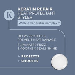 Infusion K Ultrakeratine Complexe nourrit et lisse les cheveux.