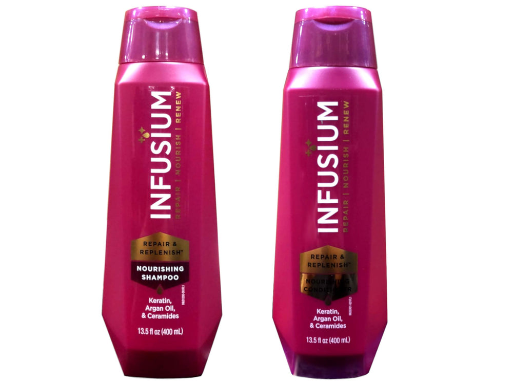Infusium Hydratant et Réparateur — emballage duo bouteilles prêt à hydrater.