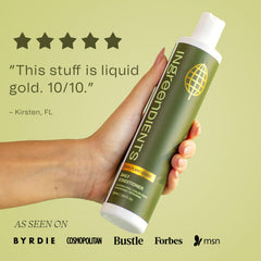 Ingreendients Après-Shampoing Arbre à Thé, formule sans sulfates protège la couleur.