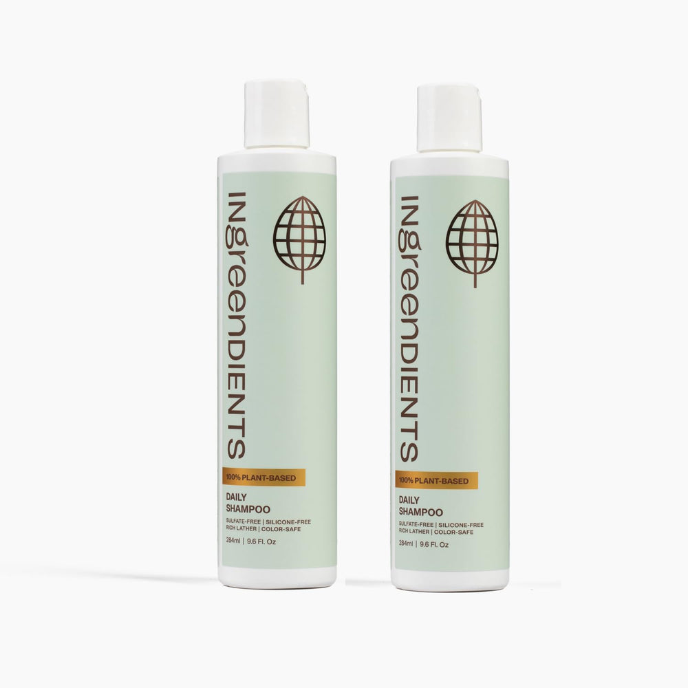 Ingreendients Shampoing 2-pack : bouteilles pratiques pour un lavage quotidien en douceur.