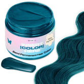 INH colorant-cheveux aquamarine bouteille, couleur temporaire sans décoloration.