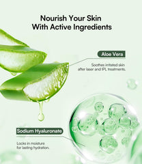 INIA gel conductif hydratant, hydratation longue durée sans fini gras.