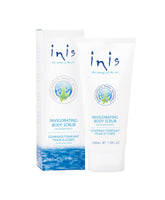 Inis the Energy of the Sea scented scrub bottle offers a refreshing aroma.