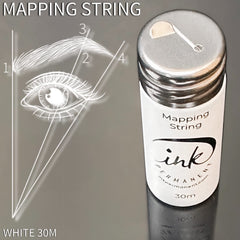 Ink Permanent fil pré-encré noir idéal pour microblading et traçage précis.