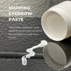 Pâte blanche pour sourcils Ink Permanent, ligne nette et symétrique.