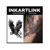 INKARTLINK Tattoo Tech aigle-design: tatouage réaliste et durable pour un look authentique.