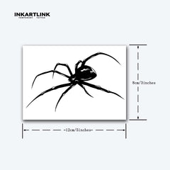 INKARTLINK Tattoo Tech design araignée, emballage élégant prêt à offrir.