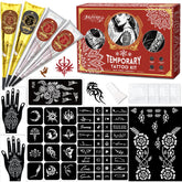InkForge kit-tatouages-temporaire-ensemble: ensemble complet pour motifs personnalisés et application pratique.