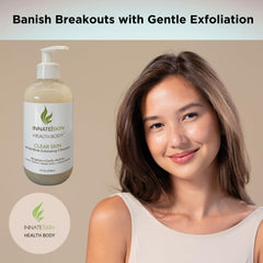 Innate Skin acide salicylique exfoliation visage pour texture plus lisse.