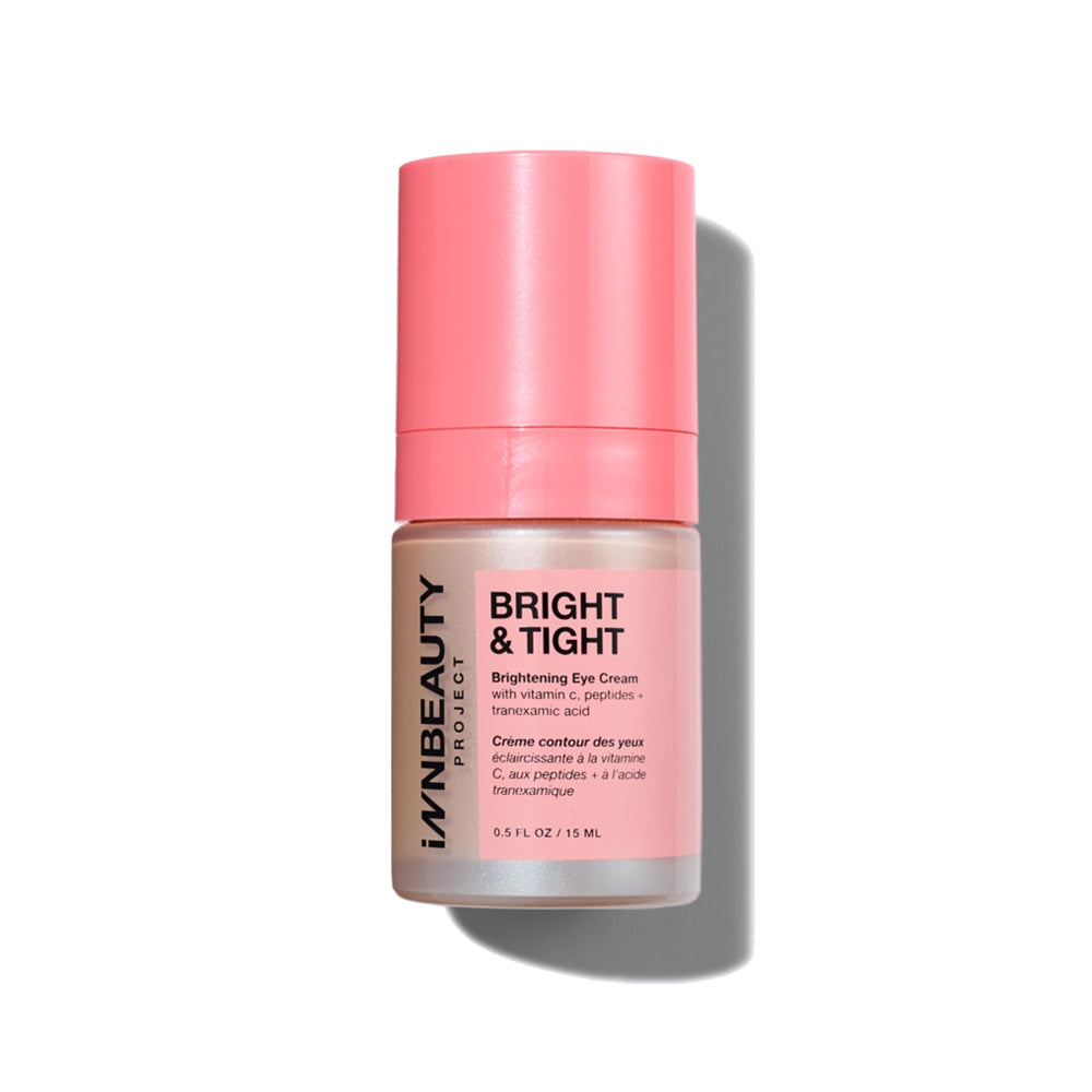 Innbeauty Project: bouteille de crème contour des yeux éclaircissante pour un regard lumineux.