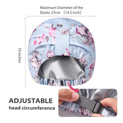 INNELO capuche douche ajustable avec boucle: convient à la plupart des tours de tête