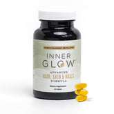 Inner Glow – bouteille de vitamines cheveux, peau et ongles pour soutien quotidien