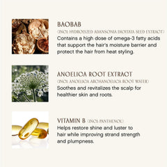 INNERSENSE spray préparatoire, baobab et angélique pour protection thermique.