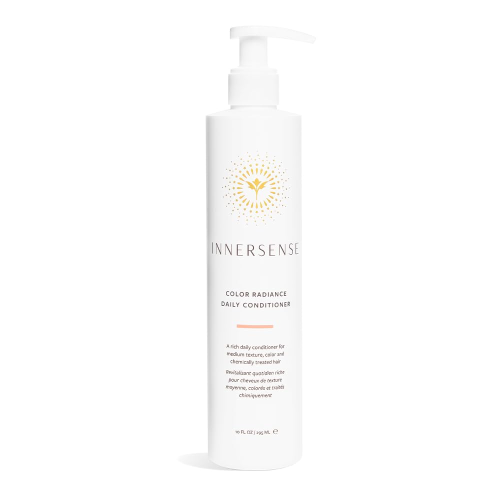 INNERSENSE Conditionneur couleur naturelle – flacon visible pour nourrir les cheveux colorés au quotidien.