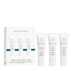 INNERSENSE Curly Styler Travel Trio: gel définition des boucles en bouteille pour voyage.