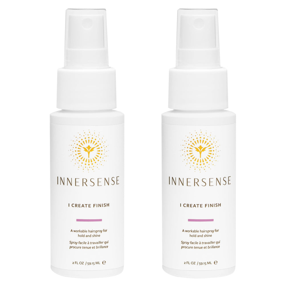 INNERSENSE I Create Finish Finishing Spray creates flexible hold and shine for tousled styles