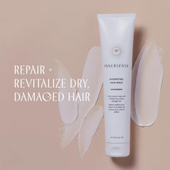 INNERSENSE Masque Hydratant Cheveux Routine Soin pour cheveux secs et bouclés.