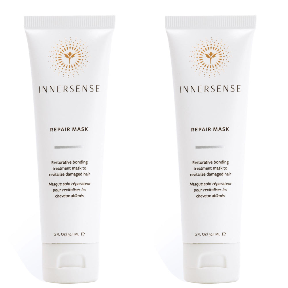 INNERSENSE Masque réparateur cheveux pack deux oz, cheveux plus forts et brillants