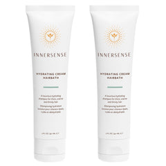 INNERSENSE Hydrating Cream Hairbath bottle promotes moisture for dry scalp