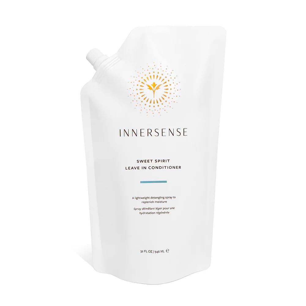 INNERSENSE Sweet Spirit flacon: démêlage léger et brillance naturelle.