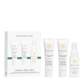 Gamme INNERSENSE Trio hydratant en format voyage pour démêler les cheveux épais.