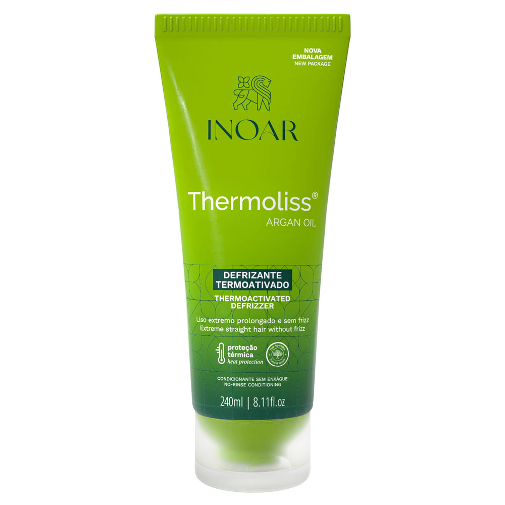 INOAR Thermoliss Balm, flacon, réduction durable des frisottis et protection chaleur
