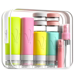 INSFIT ensemble-bouteilles-voyage-17-pieces pratique pour voyage sans fuite