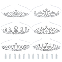 inSowni diadème argent brillant, accessoire élégant pour mariage