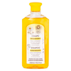 Intea shampooing camomille: bouteille révélant des reflets blond lumineux