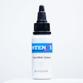 Intenze encre tatouage blanche opaque 1oz, bouteille pratique pour opacité durable