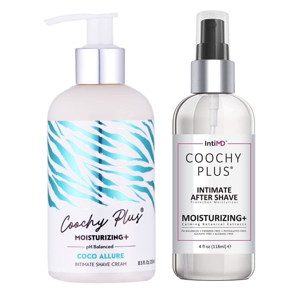 IntiMD Coochy Plus crème de rasage intime pour peau lisse et hydratée