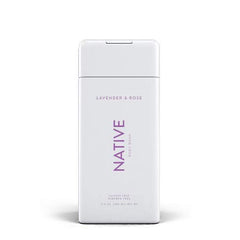Intotal TKK Native Body Wash lavande-rose - texture mousse onctueuse en douche.