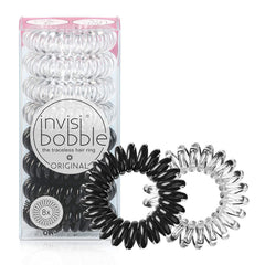 L'invisibobble Original spirale cheveux clair offre un maintien doux sans traces.