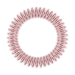Couleur Bella Rosa d'invisibobble Original Traceless Spiral pour cheveux délicats.