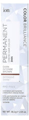 Ion Brillance Coloration Permanente Crème – brun foncé, couverture gris et couleur durable.